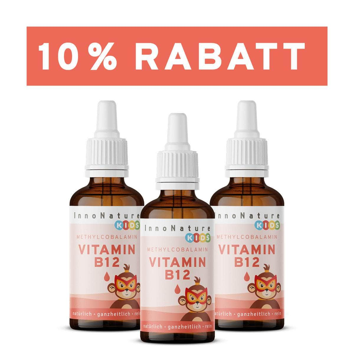 InnoNature Tropfen 3x30ml Vitamin B12 Kids Tropfen