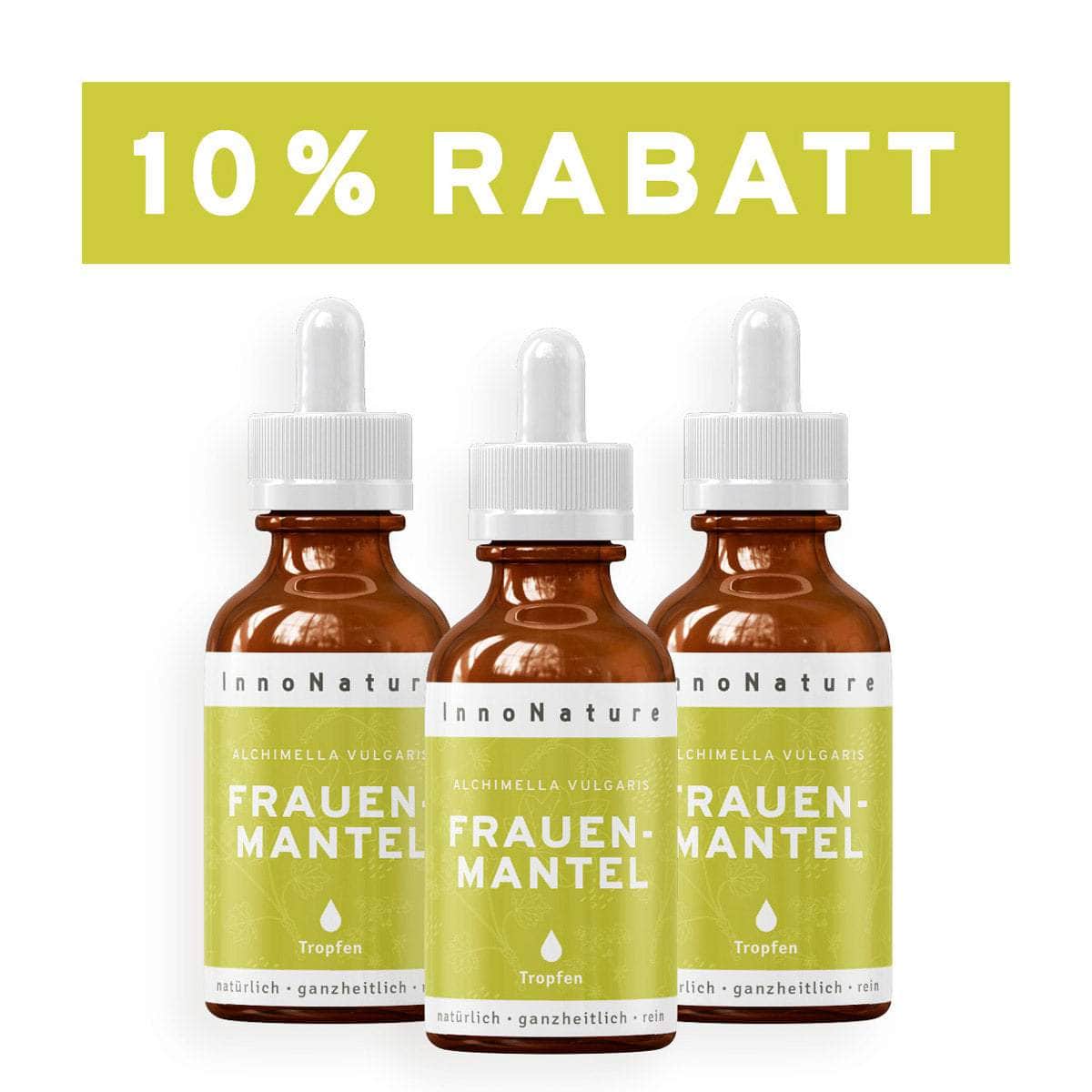 InnoNature Tropfen 3x50ml Frauenmantel Tropfen