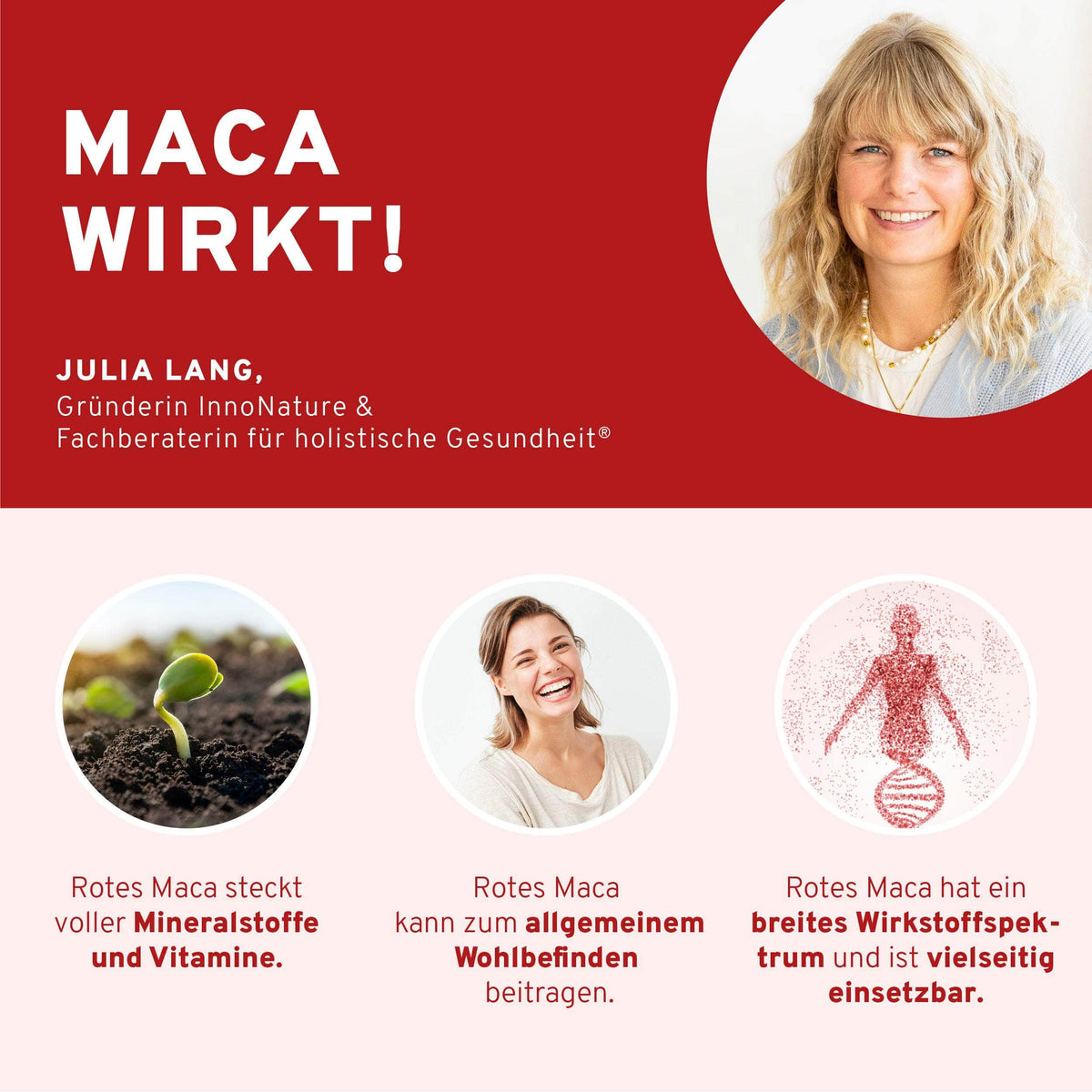 Maca Tropfen: Rotes Maca-Extrakt (Bio) - InnoNature