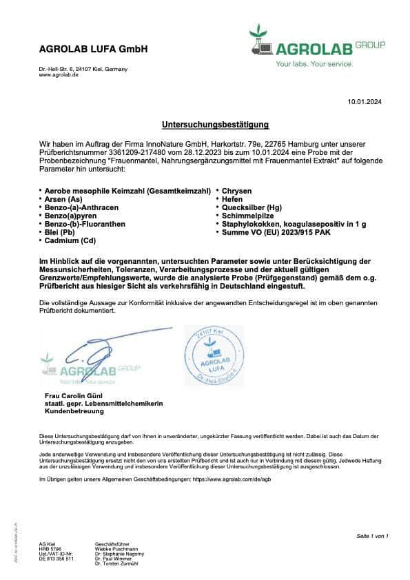 InnoNature Tropfen Frauenmantel Tropfen