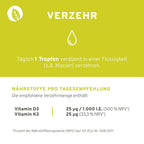 InnoNature Tropfen Vitamin D3 + K2 Tropfen 10ml