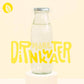 InnoNature Zubehör 500ml - Drink More Water Glaswasserflasche - Drink More Water 2.0