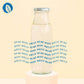 InnoNature Zubehör 500ml - Stay hydrated Glaswasserflasche - Drink More Water