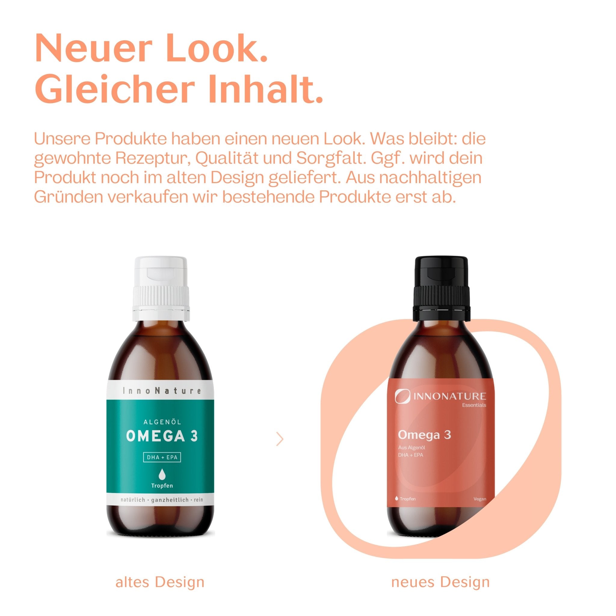 Algenöl mit frischem Zitronengeschmack