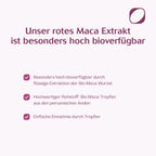 Bio rotes Maca-Extrakt Tropfen 75 ml
