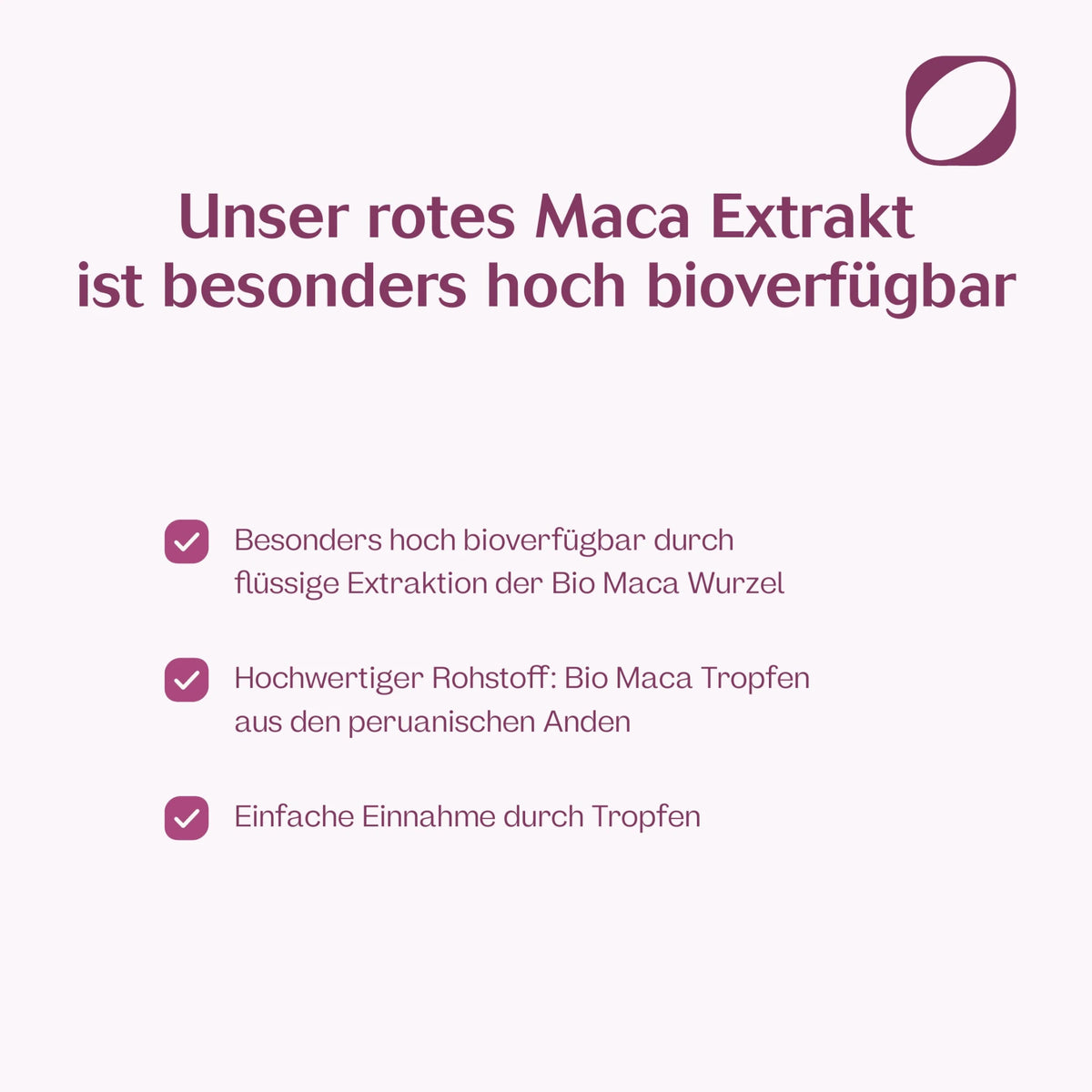 Bio rotes Maca-Extrakt Tropfen 75 ml
