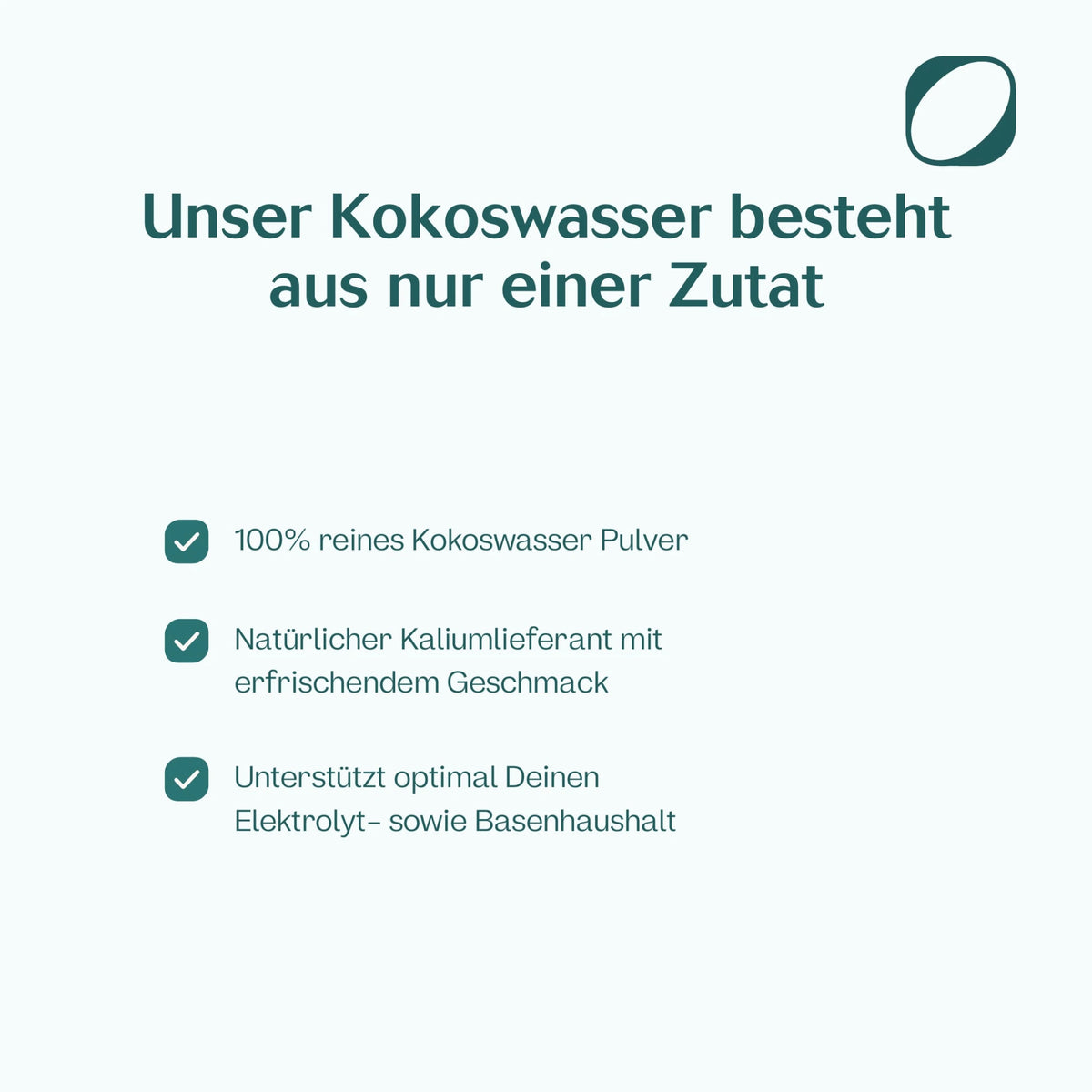 Kokoswasser Pulver