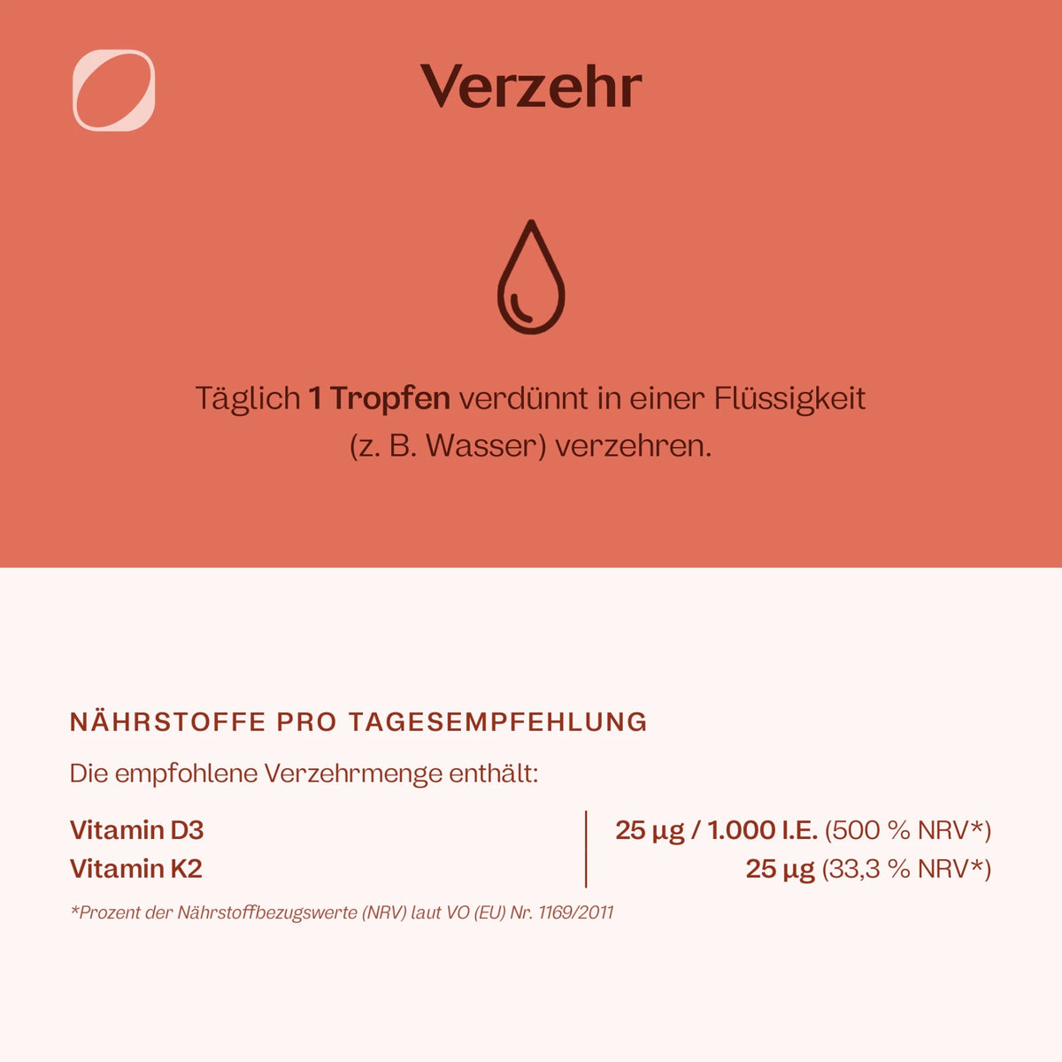 Vitamin D3 + K2 Tropfen Orange 30ml