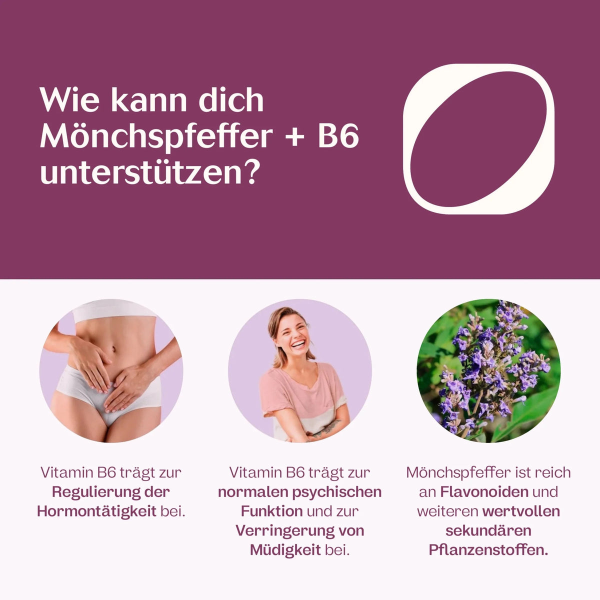 Mönchspfeffer + Vitamin B6 Kapseln
