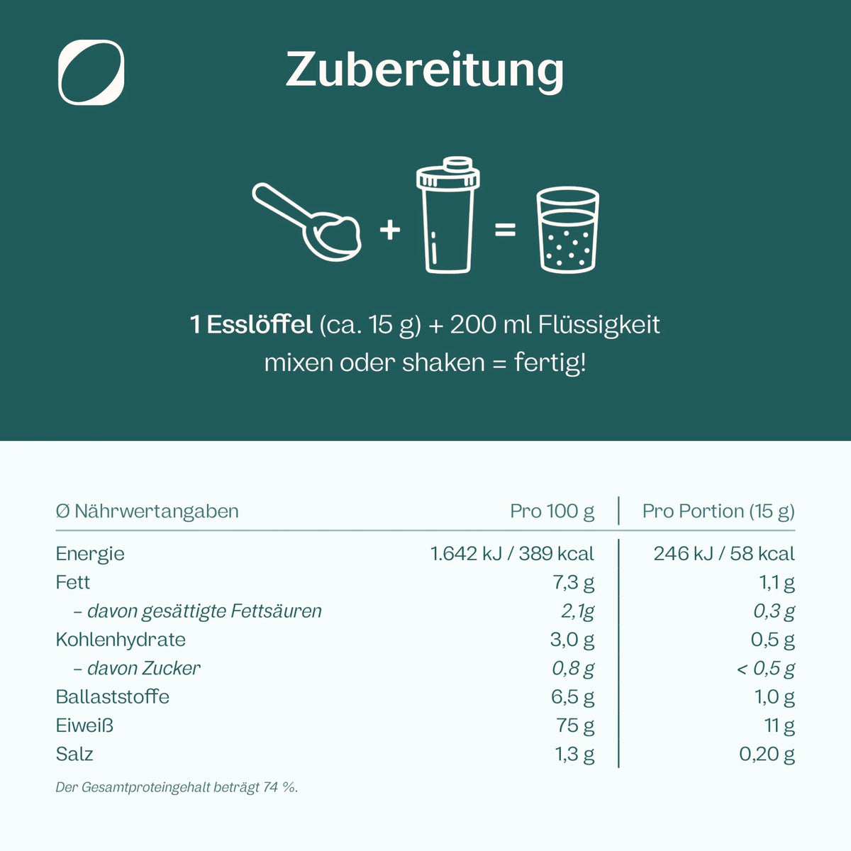 Bio Veganer Protein Mix Pure