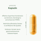 Bio Kurkuma Gerstengras Kapseln