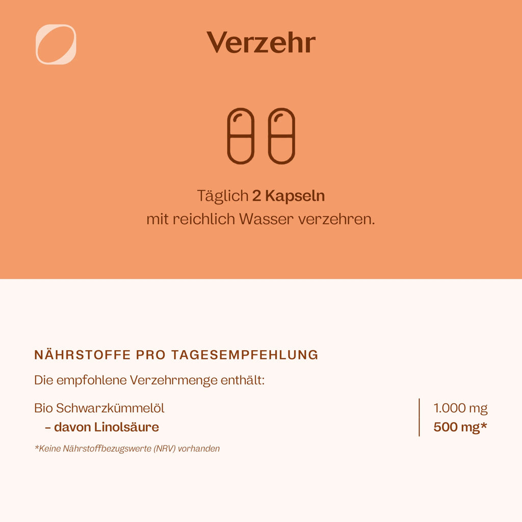 Bio Schwarzkümmelöl Kapseln