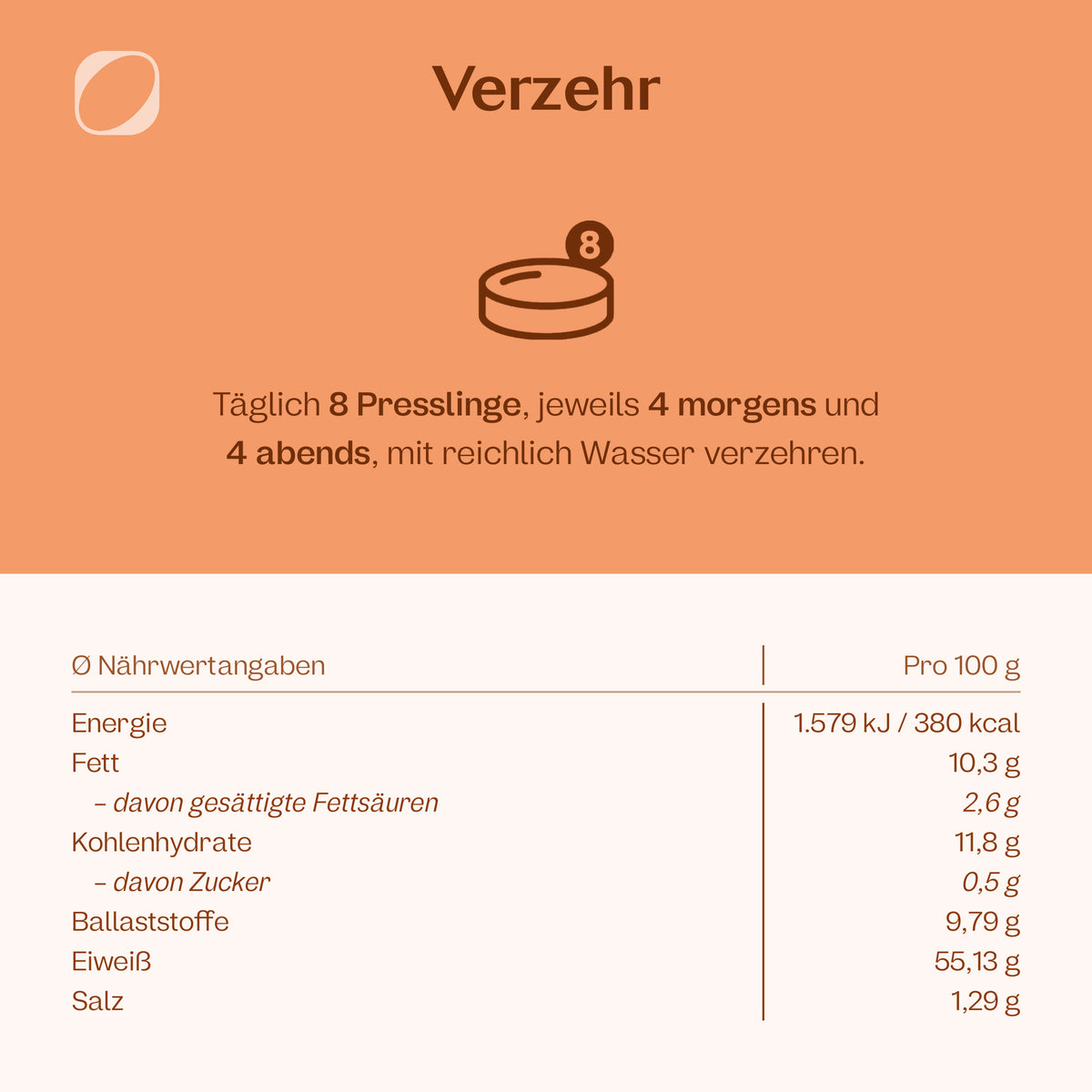 Bio Chlorella Presslinge