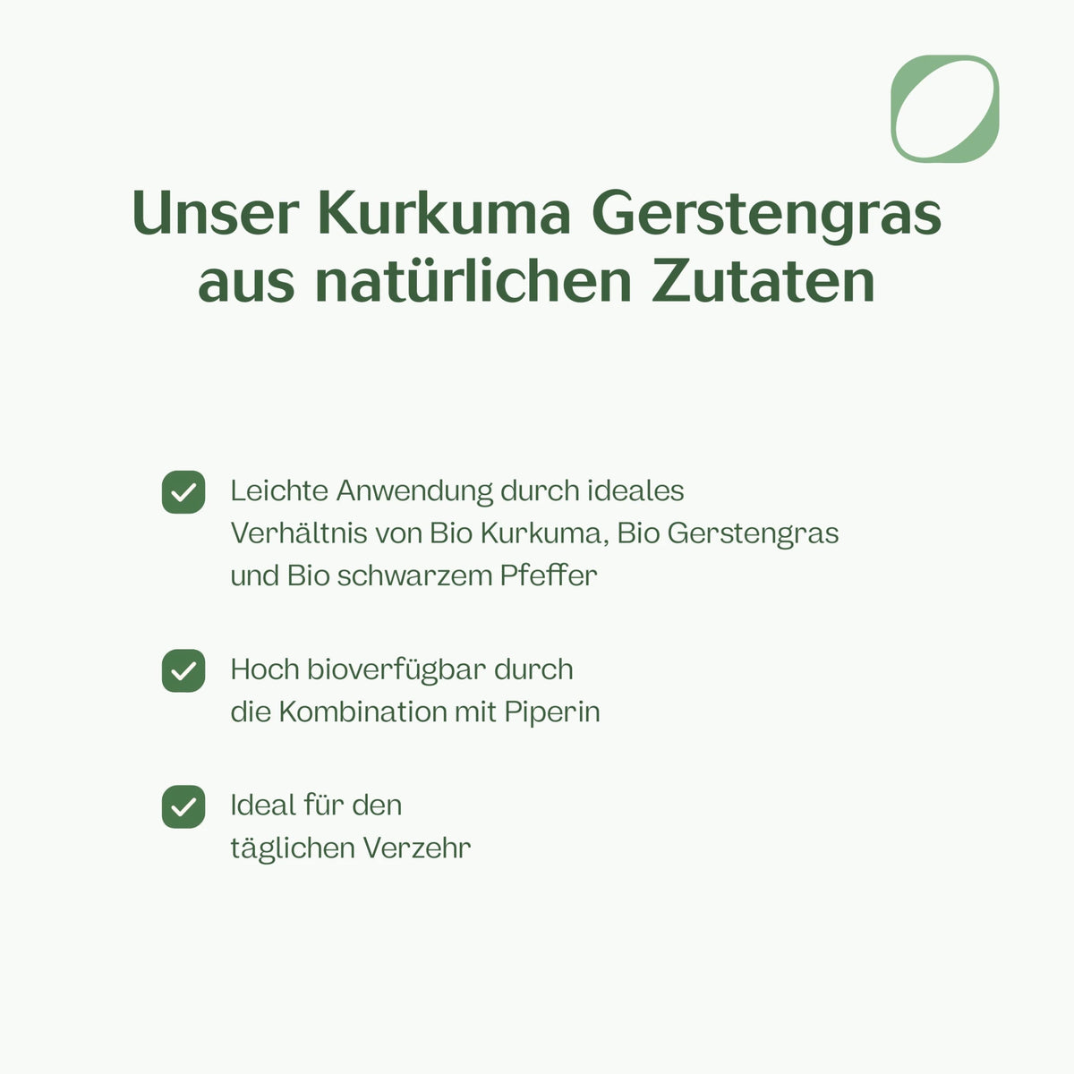 Bio Kurkuma Gerstengras Mix Superfood