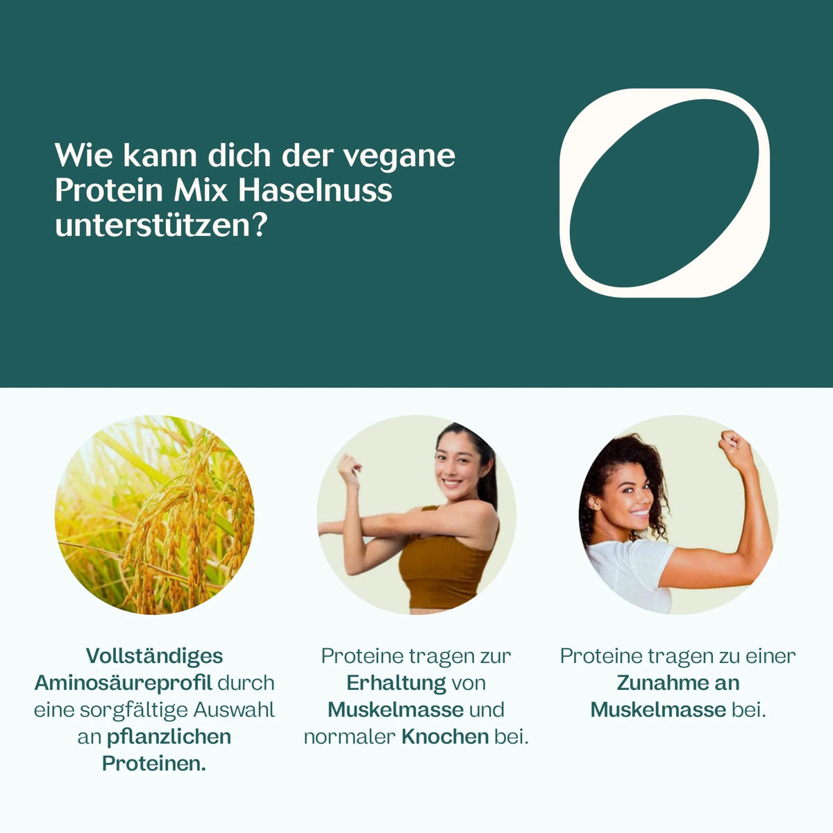 Bio Veganer Protein Mix Haselnuss