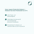 Bio Veganer Protein Mix Erdbeere + Himbeere