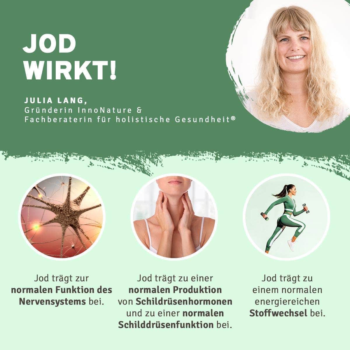 InnoNature 1x Vorrat (3x Omega 3, 1x Vitamin B12, 1x Vitamin B12 Kids, 1x Vitamin D3, 1x Vitamin K2, 1x Selen, 1x Jod) Erbsenzaehler-Familien-Paket