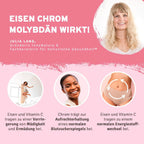 InnoNature Kapseln Eisen Chrom Molybdän Kapseln: Buchweizenkeimlinge + Hagebutte
