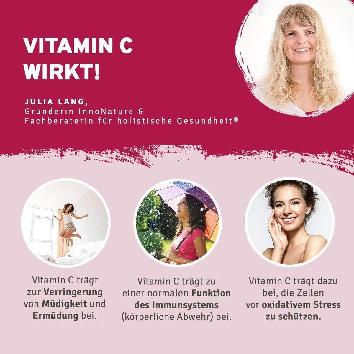 InnoNature Pakete 1x Vorrat (1x Anti Stress, 1x Omega 3, 1x Vitamin D3, 1x Vitamin K2, 1x Vitamin C) Anti-Stress-Paket