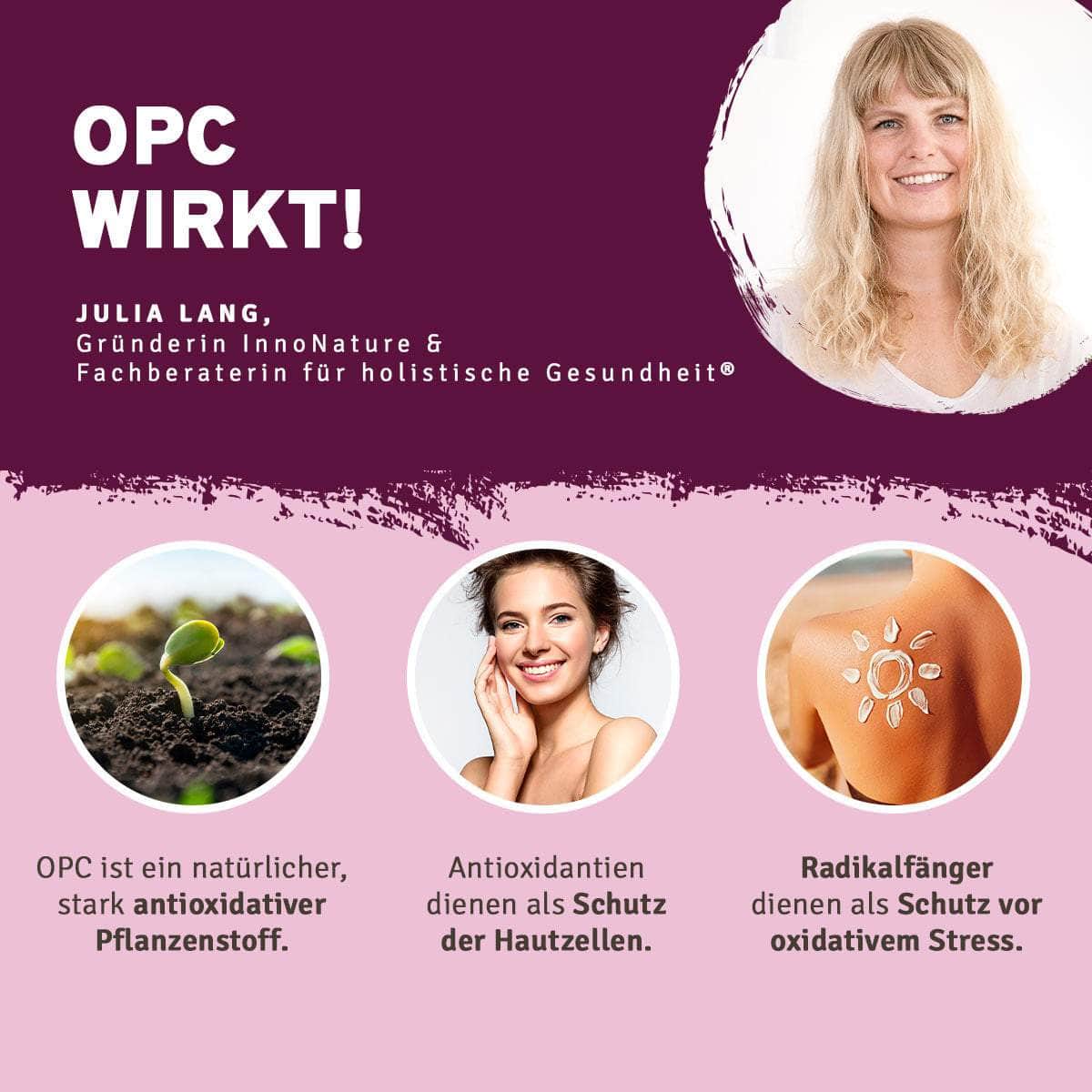 InnoNature Pakete 1x Vorrat (1x Coenzym Q10, 1x Astaxanthin, 1x Selen, 1x OPC) Slow Aging Paket