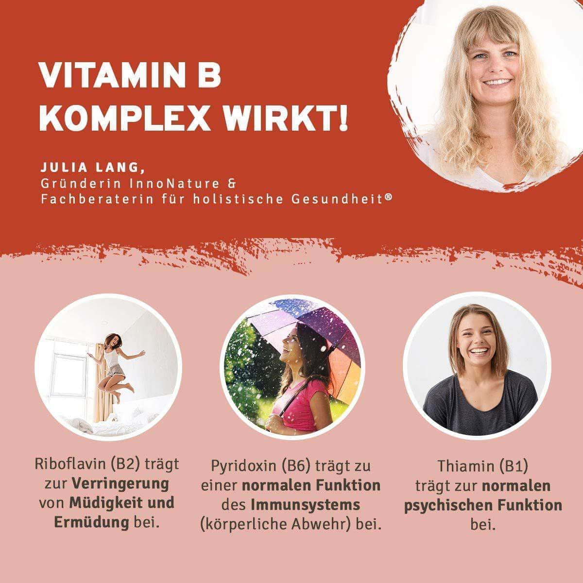 InnoNature Pakete 1x Vorrat (1x Mikrobiom, 1x Vitamin B Komplex, 1x Vitamin D3, 1x Vitamin K2, 1x Mönchspfeffer, 1x Jod+Folsäure, 1x Maca, 1x Eisen) Frauen-Balance-Paket