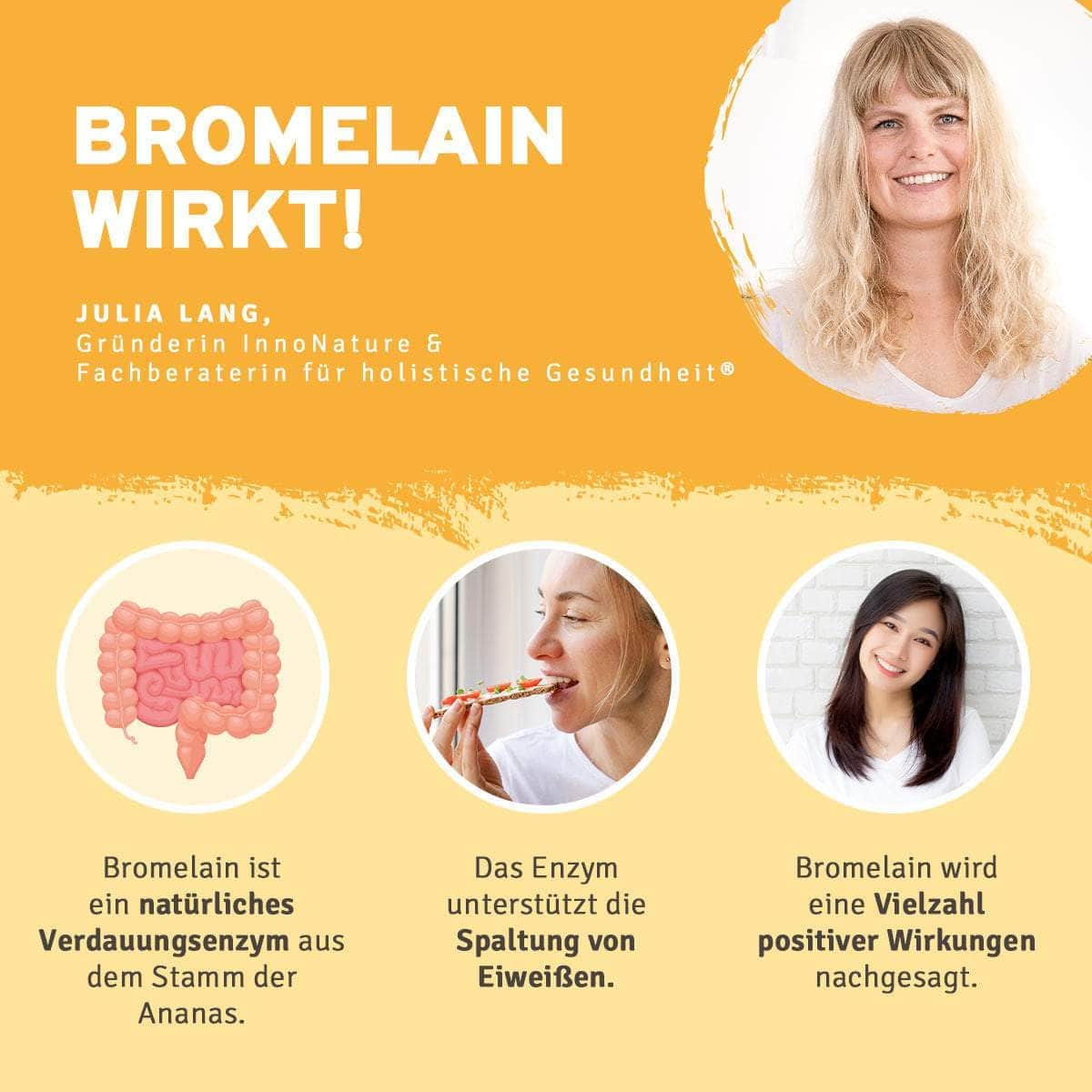 InnoNature Pakete 1x Vorrat (1x MSM, 1x Curcuma, 1x Weihrauch, 1x Vitamin C, 1x Silizium, 1x Bromelain) Gelenke und Regenerations-Paket
