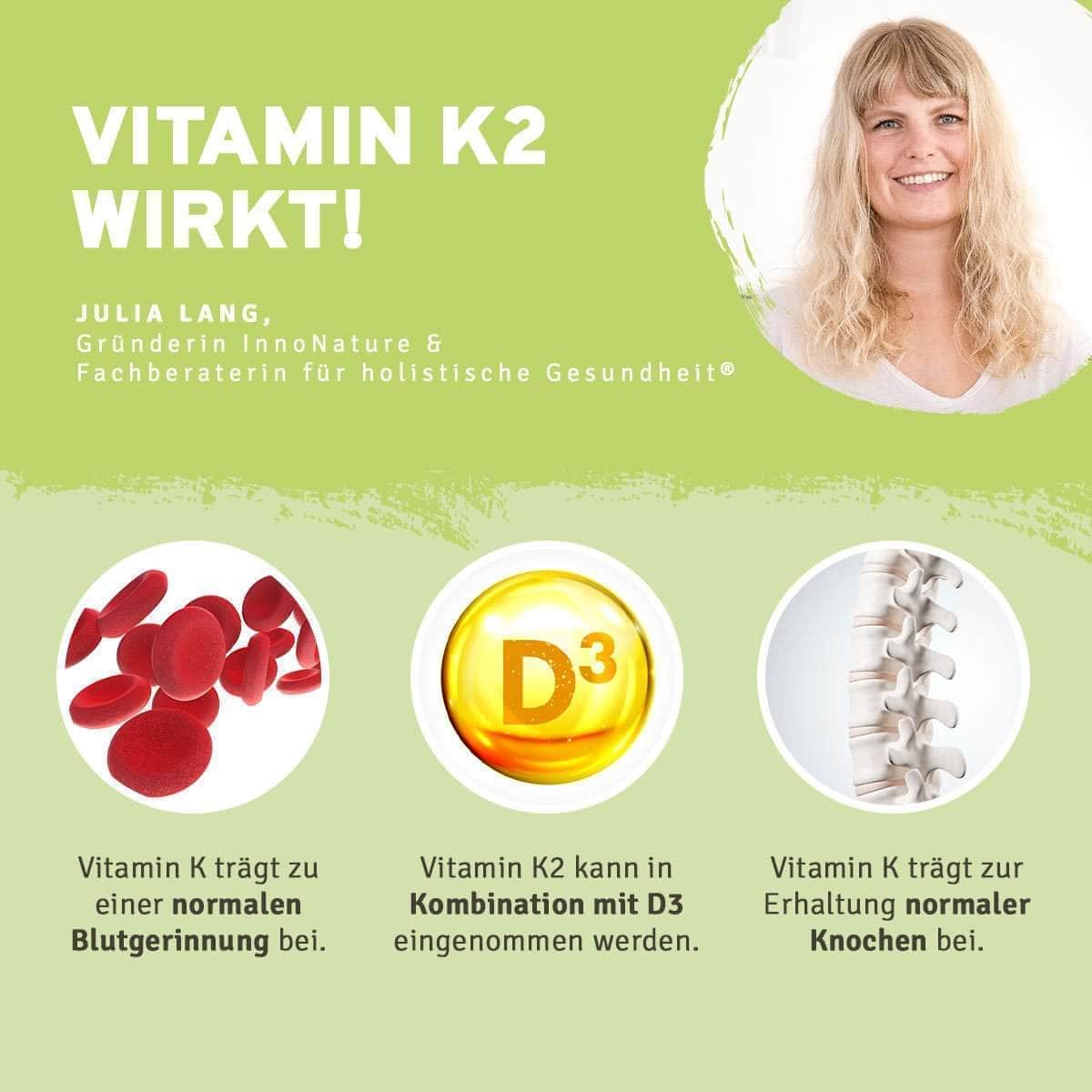 InnoNature Pakete 1x Vorrat (1x Vitamin D3, 1x Vitamin K2, 1x Jod+Folsäure, 1x Selen, 1x Omega 3, 1x Sango Koralle) Schilddrüsen-Paket