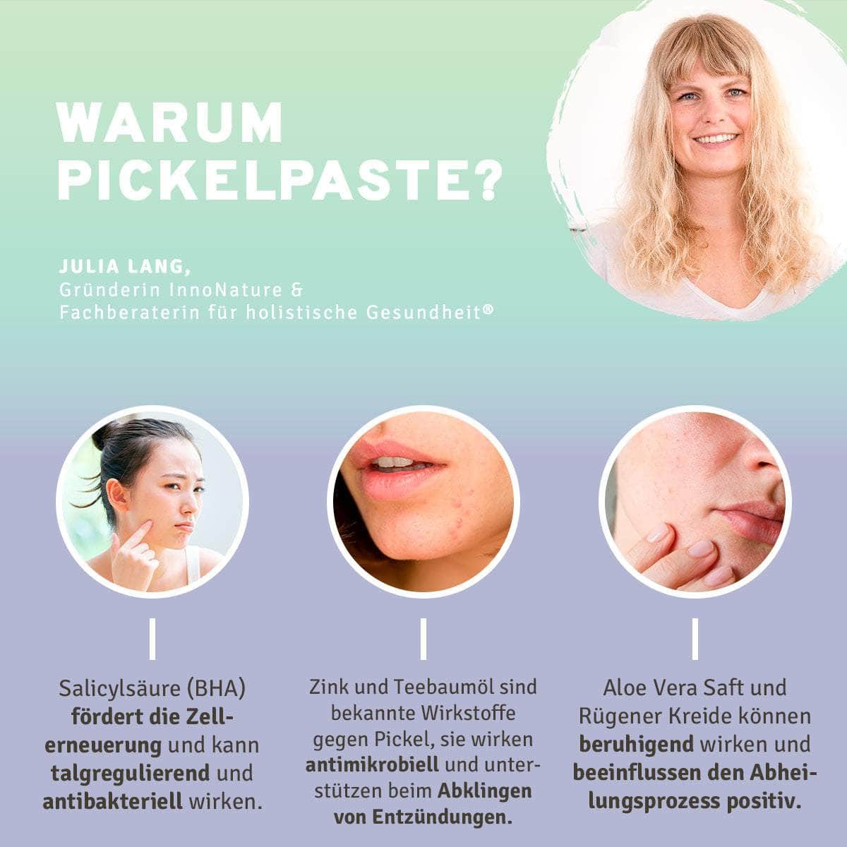 aloe vera gel gegen pickelmale SOS Pickelpaste mit Zink & Salicylsäure (BHA)